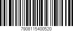 Código de barras (EAN, GTIN, SKU, ISBN): '7908115400520'