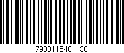 Código de barras (EAN, GTIN, SKU, ISBN): '7908115401138'