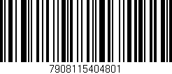 Código de barras (EAN, GTIN, SKU, ISBN): '7908115404801'