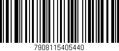 Código de barras (EAN, GTIN, SKU, ISBN): '7908115405440'