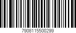 Código de barras (EAN, GTIN, SKU, ISBN): '7908115500299'