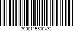 Código de barras (EAN, GTIN, SKU, ISBN): '7908115500473'