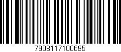 Código de barras (EAN, GTIN, SKU, ISBN): '7908117100695'