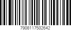 Código de barras (EAN, GTIN, SKU, ISBN): '7908117502642'