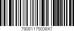 Código de barras (EAN, GTIN, SKU, ISBN): '7908117503847'