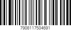 Código de barras (EAN, GTIN, SKU, ISBN): '7908117504691'
