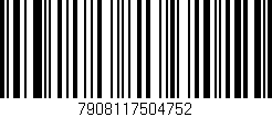 Código de barras (EAN, GTIN, SKU, ISBN): '7908117504752'