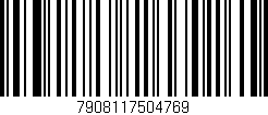 Código de barras (EAN, GTIN, SKU, ISBN): '7908117504769'