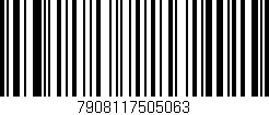 Código de barras (EAN, GTIN, SKU, ISBN): '7908117505063'