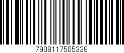 Código de barras (EAN, GTIN, SKU, ISBN): '7908117505339'
