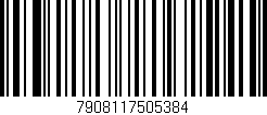 Código de barras (EAN, GTIN, SKU, ISBN): '7908117505384'