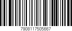 Código de barras (EAN, GTIN, SKU, ISBN): '7908117505667'