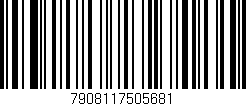 Código de barras (EAN, GTIN, SKU, ISBN): '7908117505681'