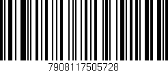 Código de barras (EAN, GTIN, SKU, ISBN): '7908117505728'