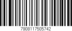 Código de barras (EAN, GTIN, SKU, ISBN): '7908117505742'