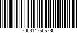 Código de barras (EAN, GTIN, SKU, ISBN): '7908117505780'