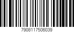 Código de barras (EAN, GTIN, SKU, ISBN): '7908117506039'