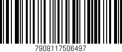 Código de barras (EAN, GTIN, SKU, ISBN): '7908117506497'