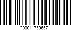 Código de barras (EAN, GTIN, SKU, ISBN): '7908117506671'