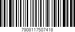 Código de barras (EAN, GTIN, SKU, ISBN): '7908117507418'