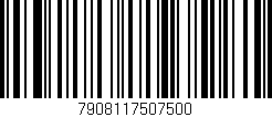 Código de barras (EAN, GTIN, SKU, ISBN): '7908117507500'