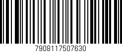 Código de barras (EAN, GTIN, SKU, ISBN): '7908117507630'