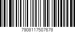 Código de barras (EAN, GTIN, SKU, ISBN): '7908117507678'