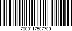 Código de barras (EAN, GTIN, SKU, ISBN): '7908117507708'