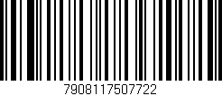 Código de barras (EAN, GTIN, SKU, ISBN): '7908117507722'