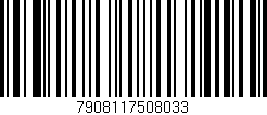 Código de barras (EAN, GTIN, SKU, ISBN): '7908117508033'