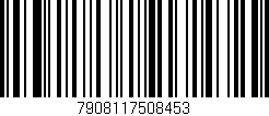 Código de barras (EAN, GTIN, SKU, ISBN): '7908117508453'