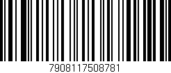 Código de barras (EAN, GTIN, SKU, ISBN): '7908117508781'