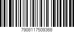 Código de barras (EAN, GTIN, SKU, ISBN): '7908117509368'
