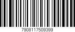 Código de barras (EAN, GTIN, SKU, ISBN): '7908117509399'