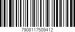 Código de barras (EAN, GTIN, SKU, ISBN): '7908117509412'