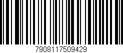 Código de barras (EAN, GTIN, SKU, ISBN): '7908117509429'