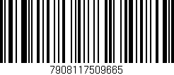 Código de barras (EAN, GTIN, SKU, ISBN): '7908117509665'