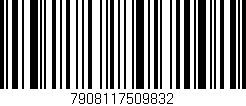 Código de barras (EAN, GTIN, SKU, ISBN): '7908117509832'