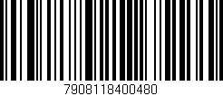 Código de barras (EAN, GTIN, SKU, ISBN): '7908118400480'
