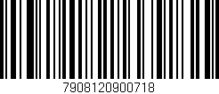 Código de barras (EAN, GTIN, SKU, ISBN): '7908120900718'