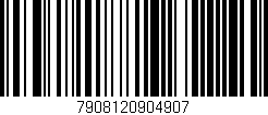 Código de barras (EAN, GTIN, SKU, ISBN): '7908120904907'