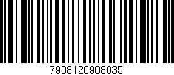 Código de barras (EAN, GTIN, SKU, ISBN): '7908120908035'