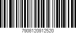Código de barras (EAN, GTIN, SKU, ISBN): '7908120912520'