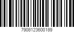 Código de barras (EAN, GTIN, SKU, ISBN): '7908123600189'