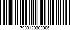 Código de barras (EAN, GTIN, SKU, ISBN): '7908123600806'