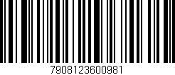 Código de barras (EAN, GTIN, SKU, ISBN): '7908123600981'