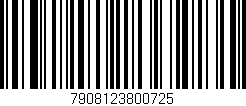 Código de barras (EAN, GTIN, SKU, ISBN): '7908123800725'