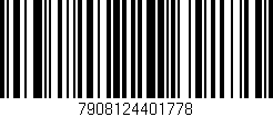Código de barras (EAN, GTIN, SKU, ISBN): '7908124401778'