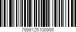 Código de barras (EAN, GTIN, SKU, ISBN): '7908125100908'