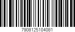 Código de barras (EAN, GTIN, SKU, ISBN): '7908125104081'